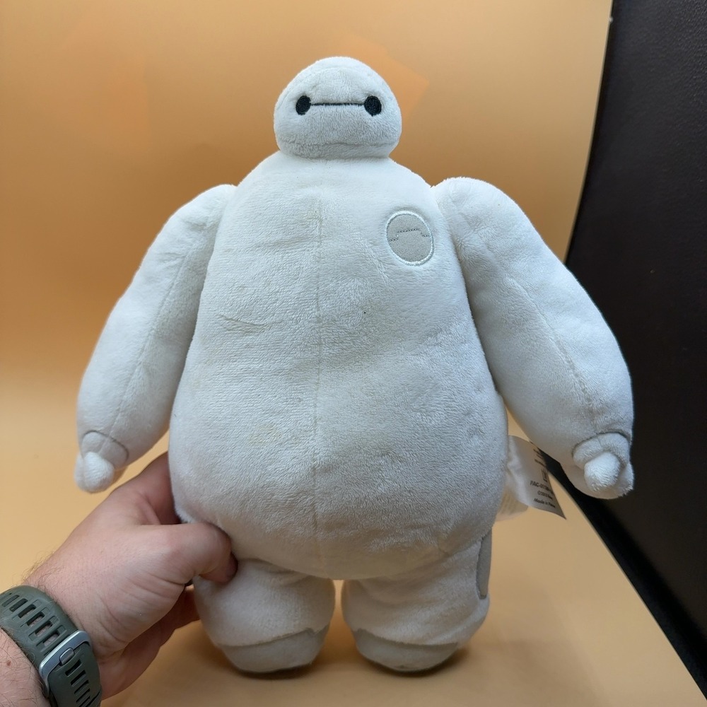 Disney Big Hero 6 Baymax Plush Stuffed Animal White 12 Inch 2015